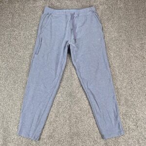Mack Weldon Ace Sweatpants Mens Large Blue Heathered Joggers Stretch